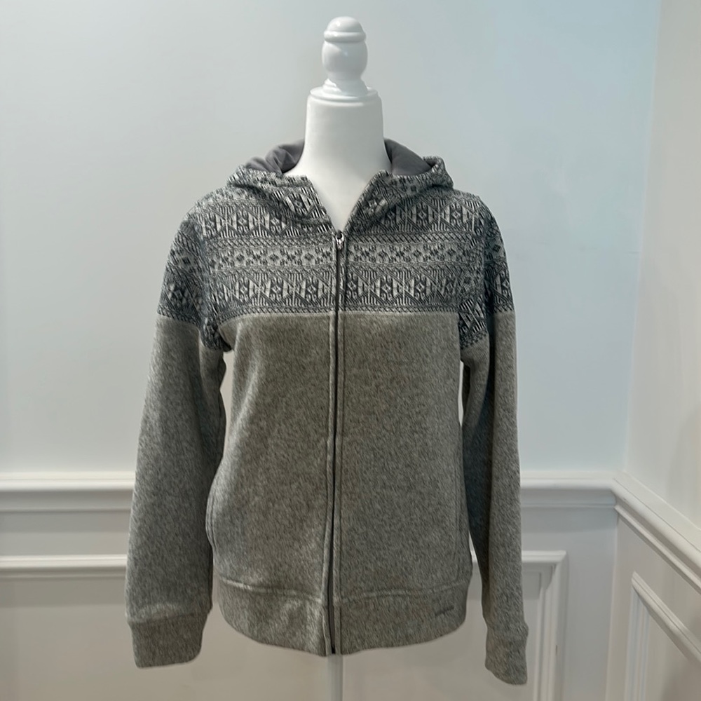 Patagonia hooded fleece jacket size medium